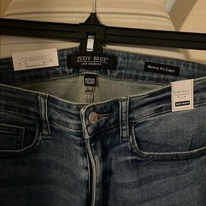 Judy Blue High Waist Denim Capris